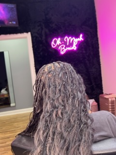 Smedium Boho knotless — original service photo