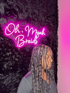 Boho medium knotless — original service photo